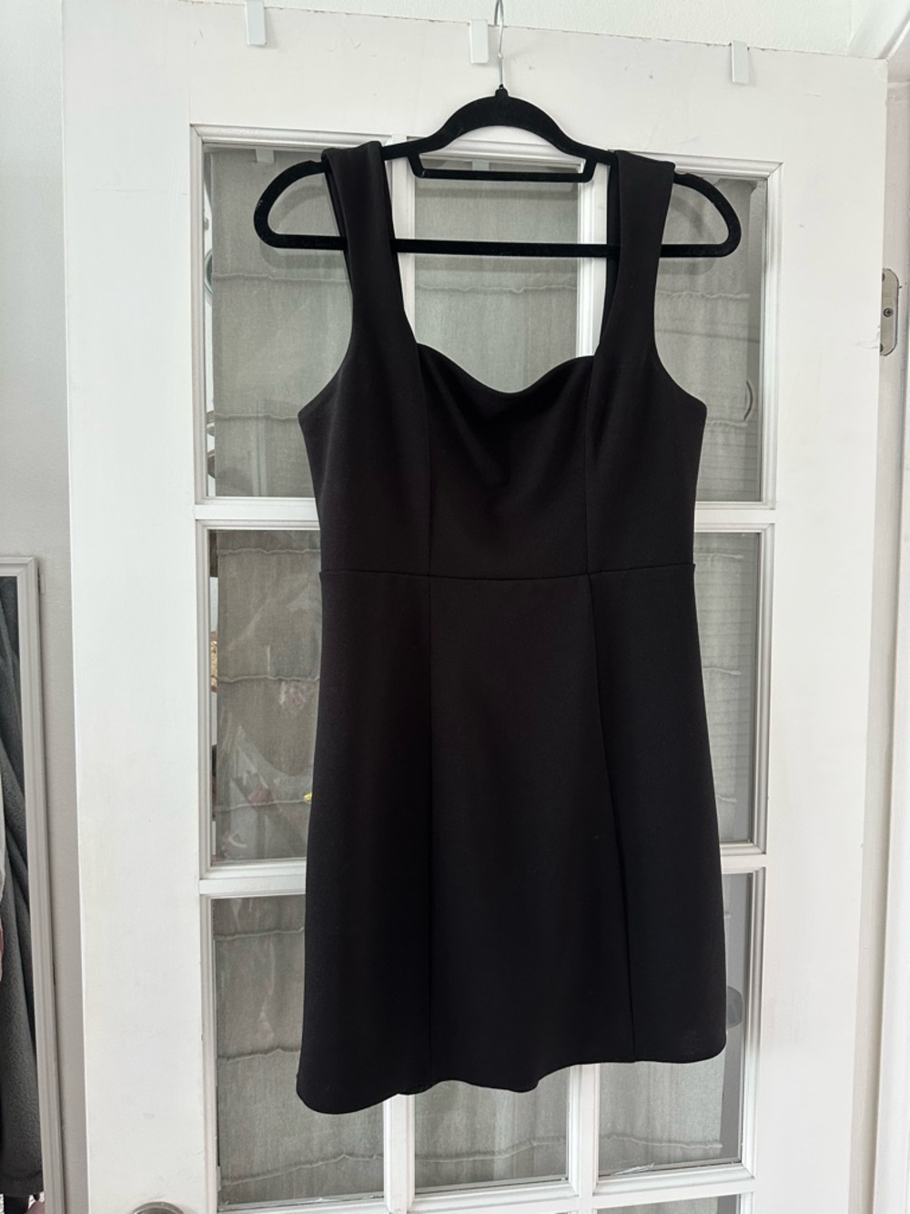 Show Me Your Mumu Eden Mini Dress Black Sleeveless Structured